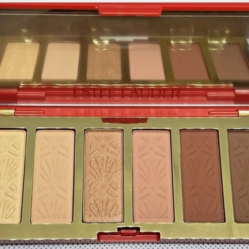 Estee Lauder Eyeshadow Palette - Elegant Gold and Tan Hues